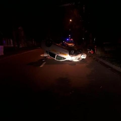 Водитель и пассажир такси пострадали в ДТП в центре Ставрополя